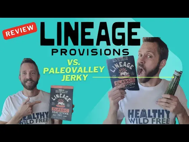 'Video thumbnail for Lineage Provisions Jerky Review Vs. Paleovalley Meat Sticks'