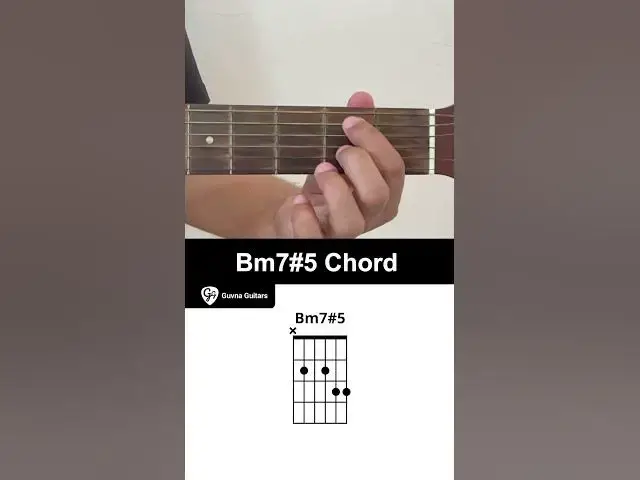 'Video thumbnail for How To Play The Bm7#5 Chord On Guitar - Guvna Guitars'