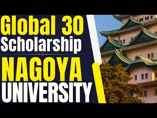 'Video thumbnail for Global 30 Undergraduate Scholarship at Nagoya University | Study in Japan'