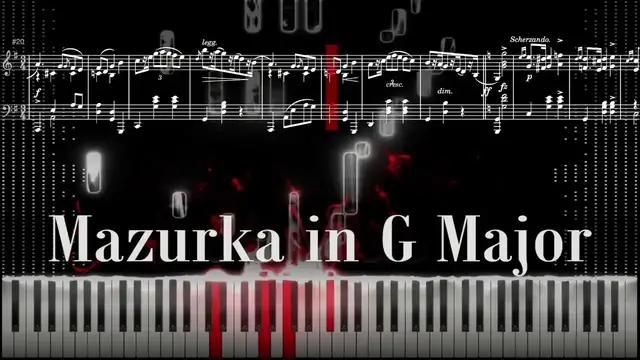'Video thumbnail for "Mazurka in G Major" Piano Tutorial | Sheet Music | Chopin Op. 67 No. 1'