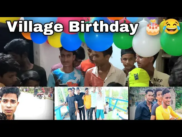 'Video thumbnail for Village Birthday Party Funny 馃槀 Full Masti My First Vlog'