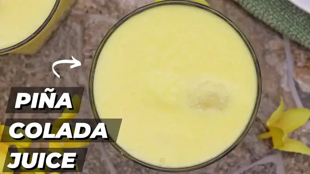 'Video thumbnail for The Best Pi帽a Colada Juice'