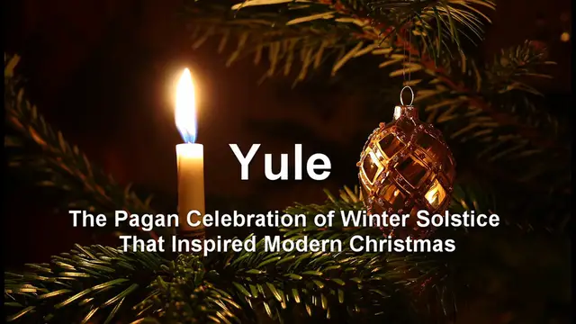 'Video thumbnail for Yule -The Pagan Celebration of Winter Solstice That Inspired Modern Christmas'