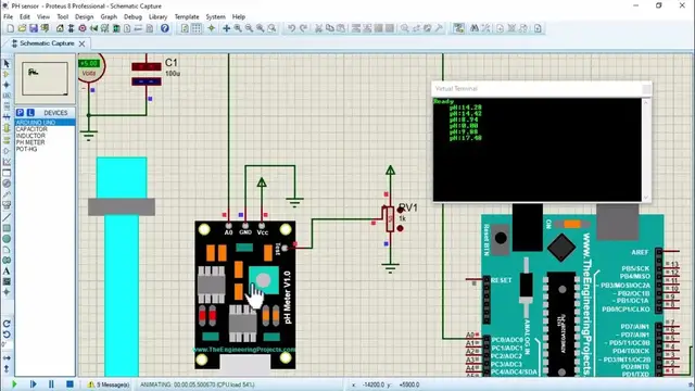 'Video thumbnail for How to Interface PH Sensor with Arduino in Proteus 8 Professional'