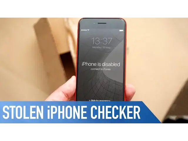 'Video thumbnail for Check if a used iPhone is stolen before buying (US Only) | Quick Tips'