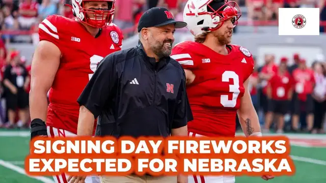 'Video thumbnail for Thoughts on Signing Day and a decommitment for Nebraska football'