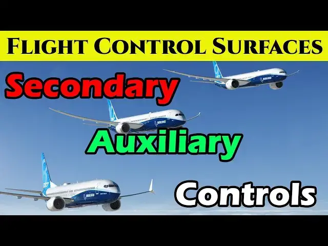 'Video thumbnail for Flaps, Slats, Spoilers and Tabs: Secondary Flight Control Surfaces'