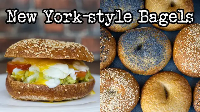 'Video thumbnail for Amazing New York-style Bagels Recipe | The best ever | Foodgeek Baking'