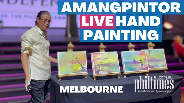 'Video thumbnail for Filipino Artist Amangpintor in Melbourne | Live Hand Painting | 4 Paintings in Under 10 Minutes'