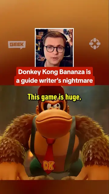 'Video thumbnail for Donkey Kong Bananza is a Guide Writer's Nightmare'