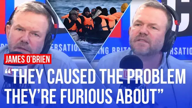 'Video thumbnail for Macron blames Brexit for rise in illegal migration | James O’Brien on LBC'
