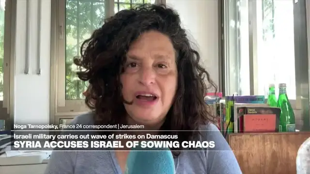 'Video thumbnail for Syria accuses Israel of sowing chaos in Druze-majority Sweida'