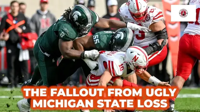 'Video thumbnail for The fallout from Michigan State loss for Nebraska football'