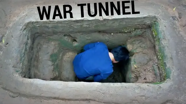 'Video thumbnail for Exploring a WAR TUNNEL // Củ Chi Vietnam'