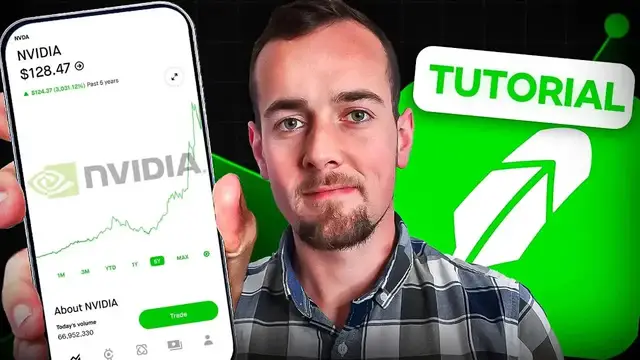 'Video thumbnail for ryan scribner espanol: cómo comprar acciones de nvidia (nvda) en 2025: guía para principiantes en robinhood'