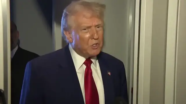 'Video thumbnail for Trump predicts economic boom after market crash while aboard air force one'