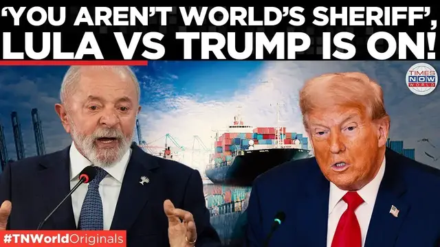 'Video thumbnail for Lula Destroys Trump’s Trade Move: Brazil Won’t Accept Tutelage! | Times Now World'