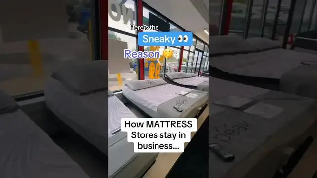 'Video thumbnail for finance unfolded: sneaky reason mattress stores stay in business'