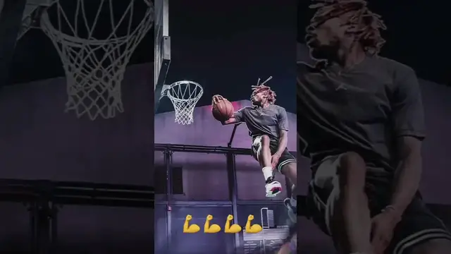 'Video thumbnail for Too short to dunk? #training #reels'