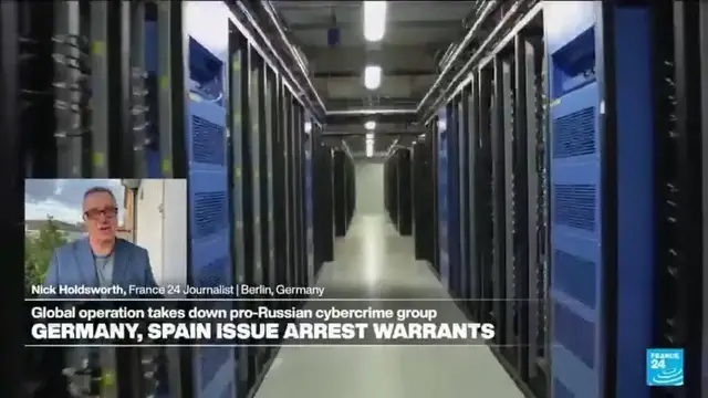 'Video thumbnail for Europol-coordinated global operation takes down pro-Russian cybercrime network'