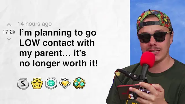 'Video thumbnail for I’m planning to go LOW contact with my parent… it’s no longer worth it! - r/comfortlevelpod | Reddit Stories'
