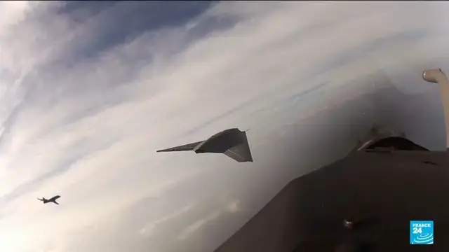 'Video thumbnail for France enters race to mass-produce drones'
