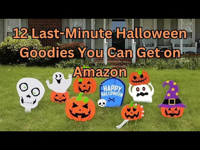 'Video thumbnail for 12 Last-Minute Halloween Goodies You Can Get on Amazon'