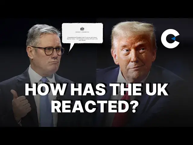 'Video thumbnail for Donald Trump wins US election: How has Keir Starmer and the UK government reacted?'