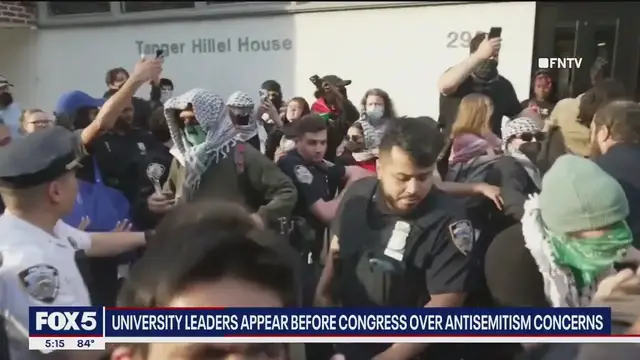 'Video thumbnail for University officials gather over concerns for Jewish students' safety'