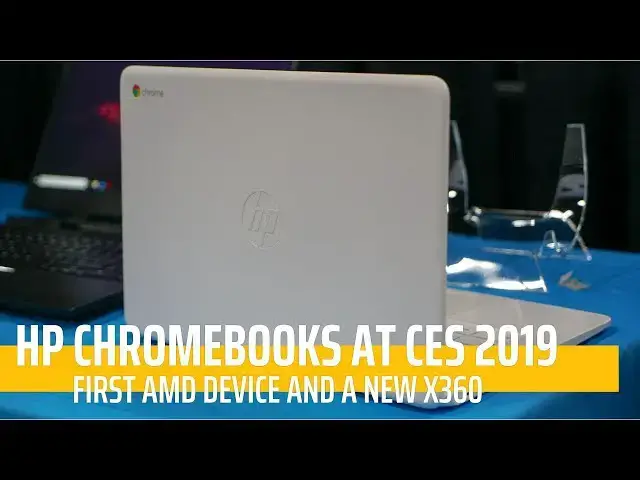 'Video thumbnail for HP Chromebooks At CES 2019: First Look'