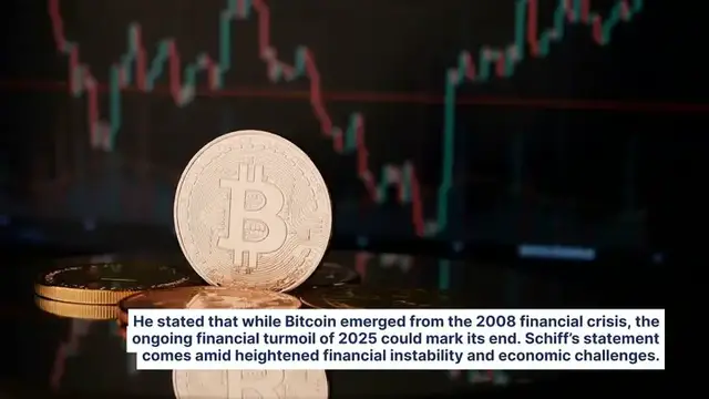 'Video thumbnail for Bitcoin's Final Crash? Peter Schiff Predicts 2025 Crisis Will End What 2008 Created'