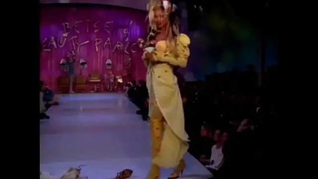 'Video thumbnail for 1994 Betsey Johnson Fashion Show with Tyra Banks'