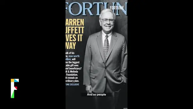 'Video thumbnail for Warren Buffett gave the Gates Foundation $43 billion. "I learned so much from Warren," Bill Gates says'