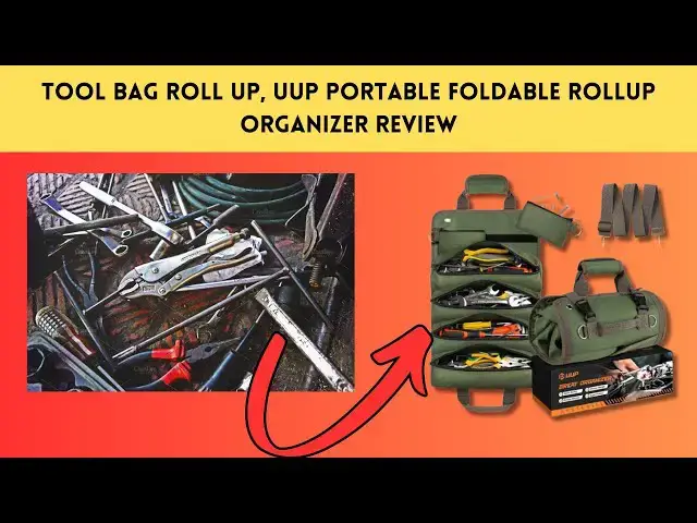 'Video thumbnail for Tool Bag Roll Up, UUP Portable Foldable Rollup Organizer Review'