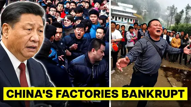 'Video thumbnail for business basics: china's economic reality: bankrupt factories & trade war risks'
