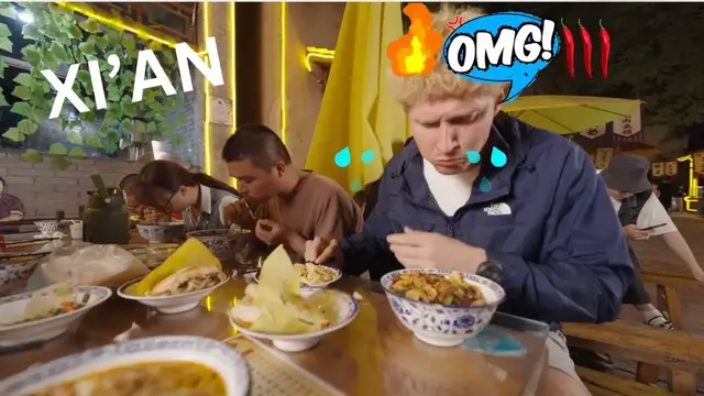 'Video thumbnail for 24 Hours in Xi'an, CHINA'