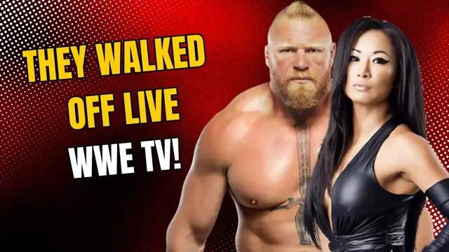 'Video thumbnail for Can you believe that these WWE stars walked off during live TV'