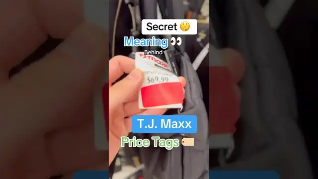 'Video thumbnail for T.J. Maxx Price Tag Secrets: Hidden Meanings & Best Deals'