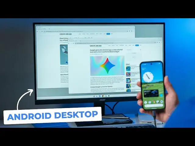 'Video thumbnail for First Look! Testing Out Android 16's New Desktop Mode'