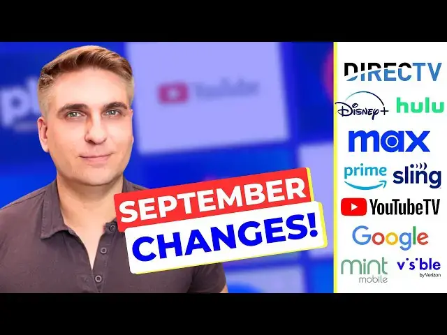 'Video thumbnail for Big Streaming Changes for September 2024!'