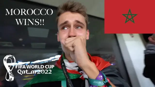 'Video thumbnail for MOROCCO WINS!!  HISTORY MAKING!!   (INSIDE THE STADIUM, WINNER MOMENTS!)'