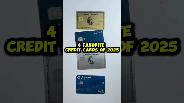 'Video thumbnail for Top 4 Favorite Credit Cards of 2025'