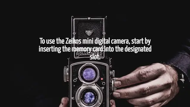 'Video thumbnail for How To Use Zeikos Mini Digital Camera'