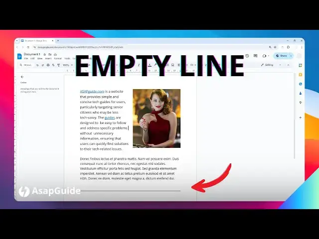 'Video thumbnail for How to Make a Blank Line in Google Docs'