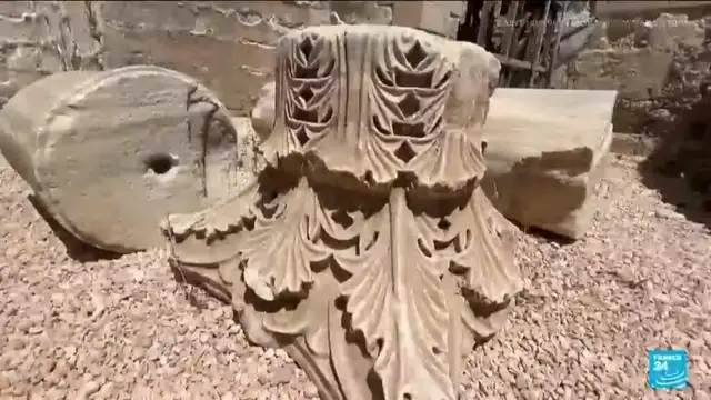 'Video thumbnail for In Paris, a museum displays "rescued treasures from Gaza"'