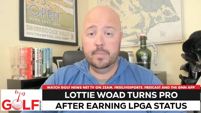'Video thumbnail for Lottie Woad earns LPGA membership, turns pro for Scottish Open'