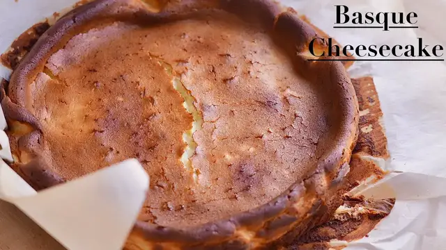 'Video thumbnail for Basque Cheesecake'