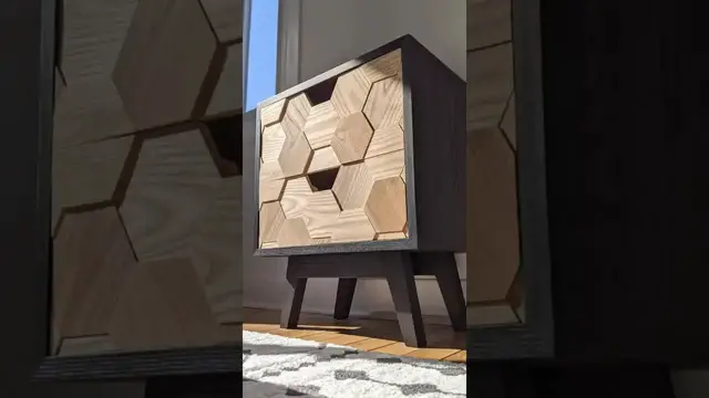 'Video thumbnail for Sustainable Woodworking: Creating a Hexagon Nightstand'