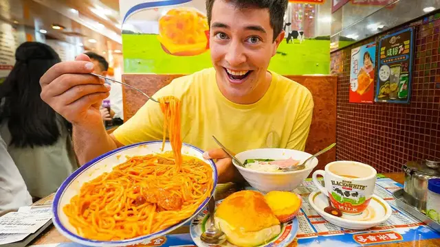 'Video thumbnail for 24 Hours of STREET FOOD in HONG KONG!! Halal Dim Sum + World's JUICIEST Dumplings!'