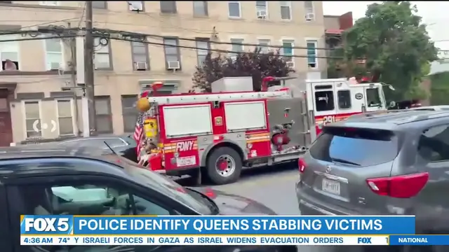 'Video thumbnail for Police ID stabbing victims in Queens'